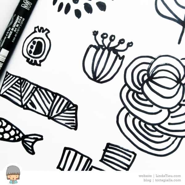 Exploring Shapes in Black and White