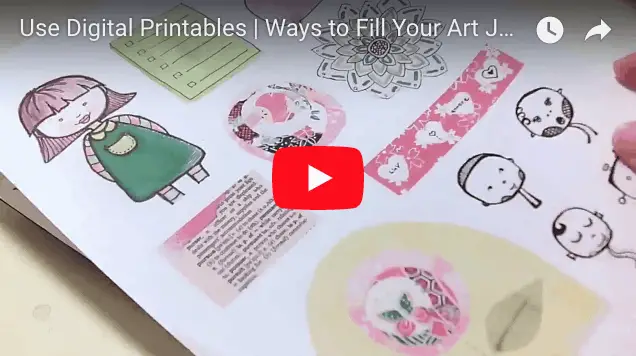 Use Digital Printables in Your Art Journal