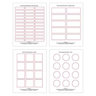 Free Printable Vintage Red Labels - tortagialla