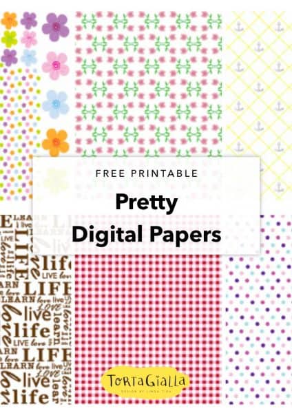 free printable pretty digital papers