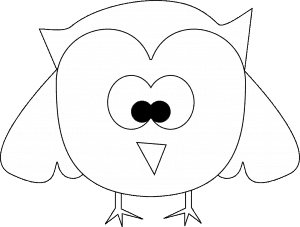 simple cute owl drawing