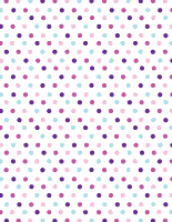 free printable purple pink and blue polka dot design