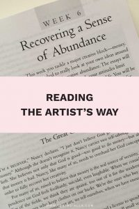 Reading The Artist's Way: Recovering a Sense of Abundance