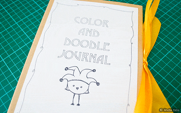 Printable Journal Kit - DIY Color and Doodle Journal - tortagialla
