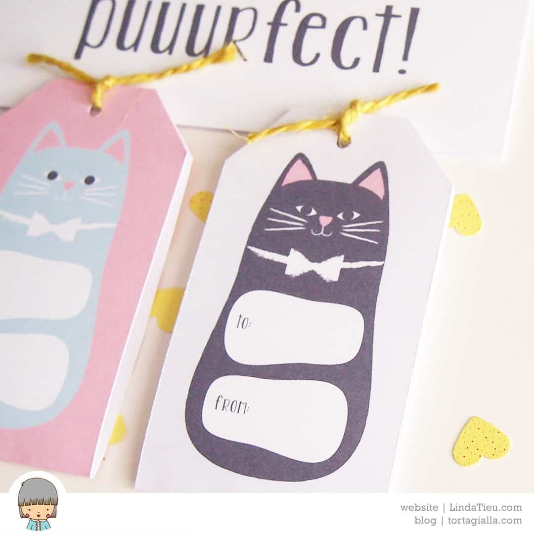 My Puuurfect Cat-Themed Printables on Petit A Petit Blog - tortagialla