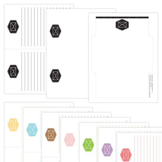 The Letter Exchange Printable Stationery Set