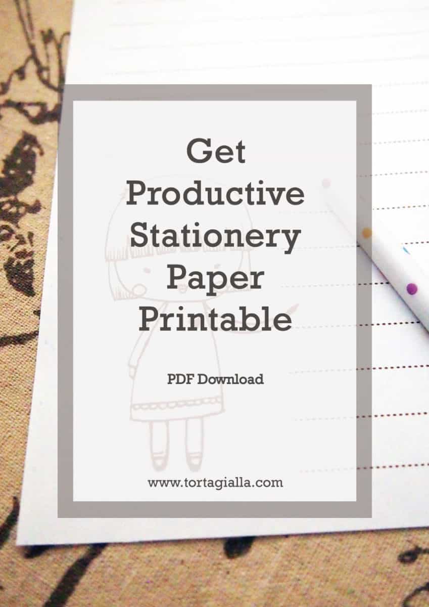 Get Productive Stationery Printable by tortagialla.com