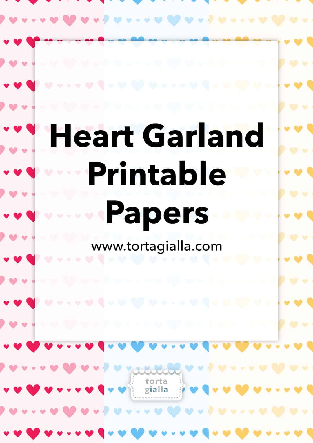 Heart Garland Printables