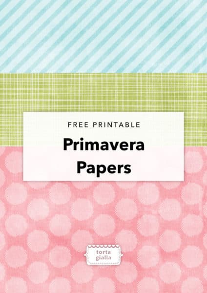 Free printable - primavera papers
