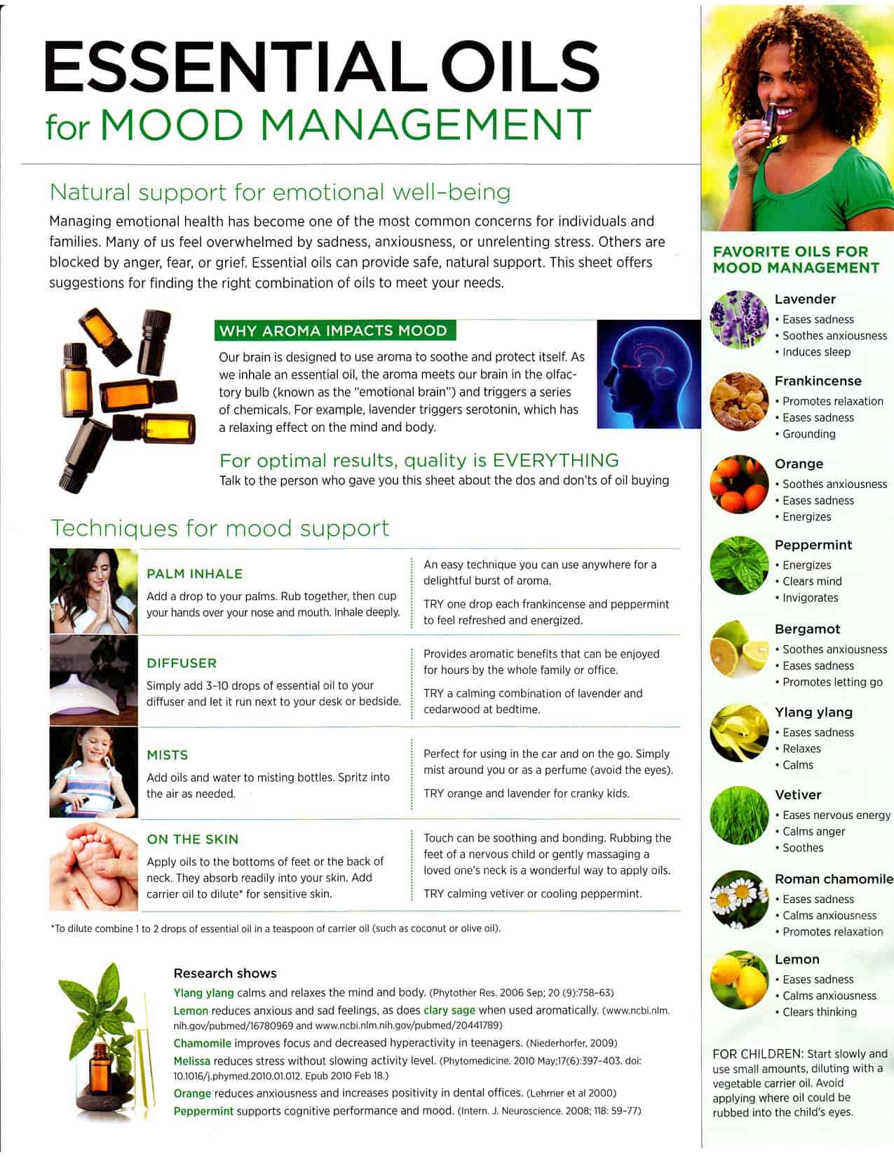 Essential Oils for Mood Management