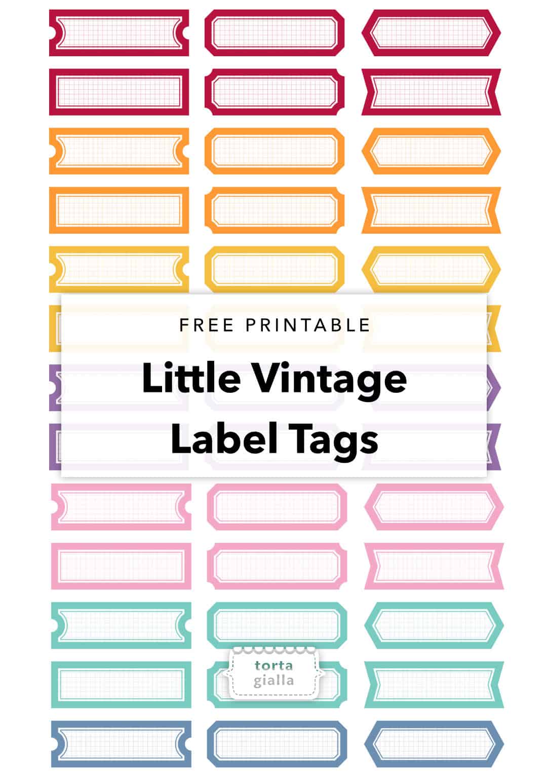 vintage tags printable