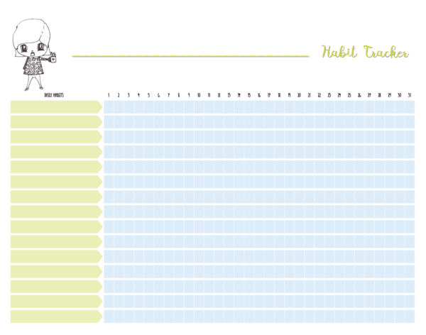 Monthly Habit Tracker