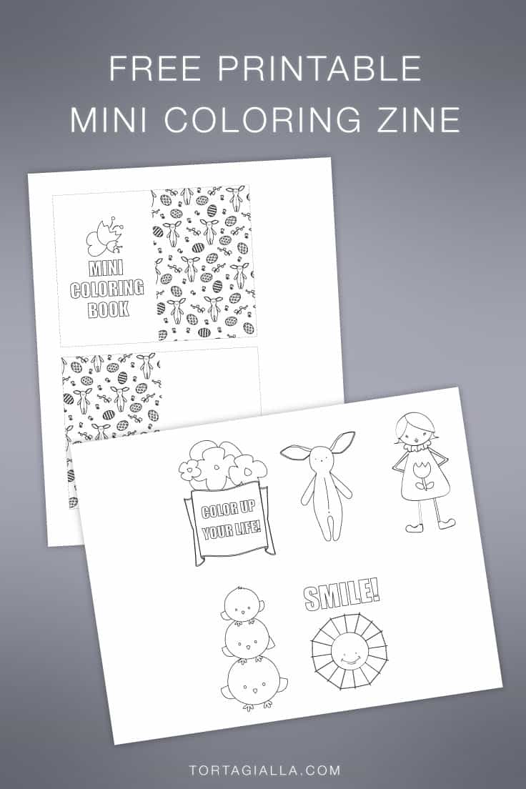 FREE Printable Color Mini Book for Kids