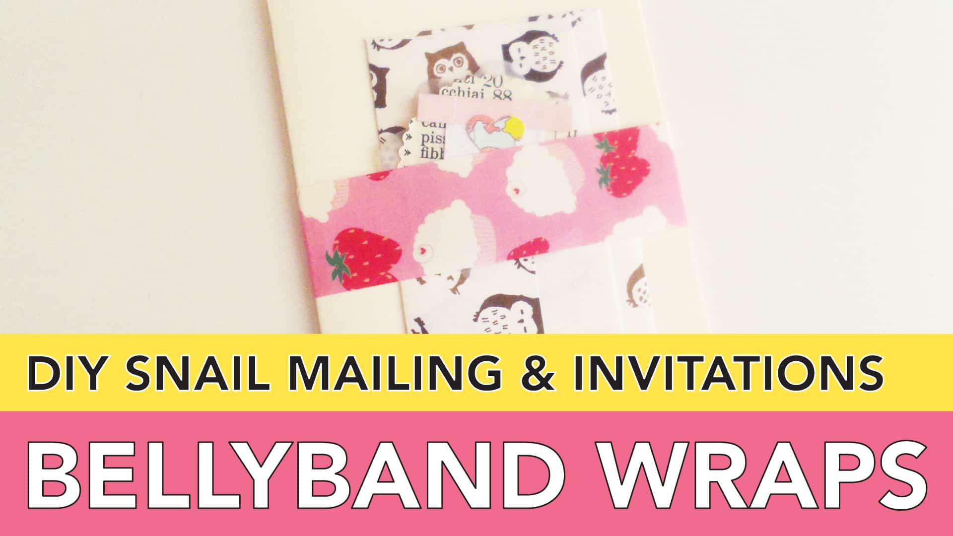 Belly Bands for Invitations, Cards, Snail Mail and Paper Lovers