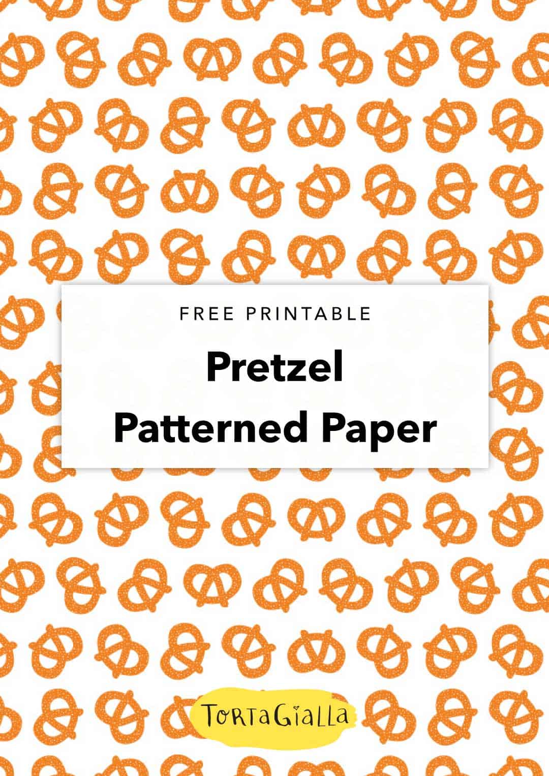 For the love of good dough and salty breads, here's a pretzel pattern paper for scrapbooking, papercrafitng and DIY projects.