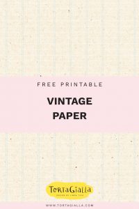 Free Printable Vintage Paper // tortagialla.com