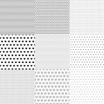 Free Printable Hearts B/W Paper Variations - tortagialla