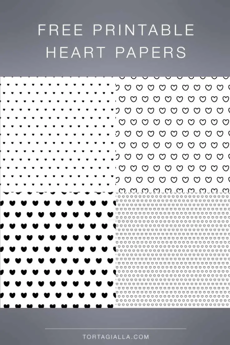 free-printable-heart-papers - tortagialla