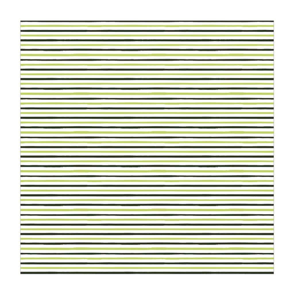 Green Stripes Printable Paper