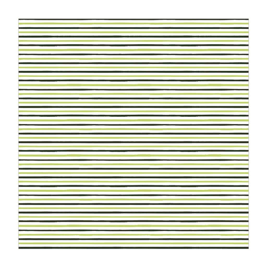 Green Stripes Printable Paper