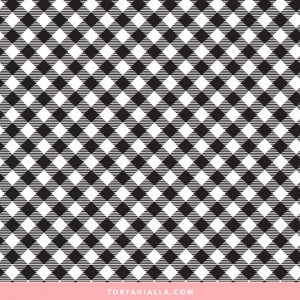 Black Gingham Paper Printable