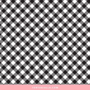 Black Gingham Paper Printable