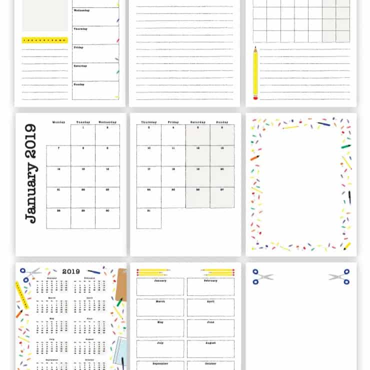 kids-planner-printables - tortagialla