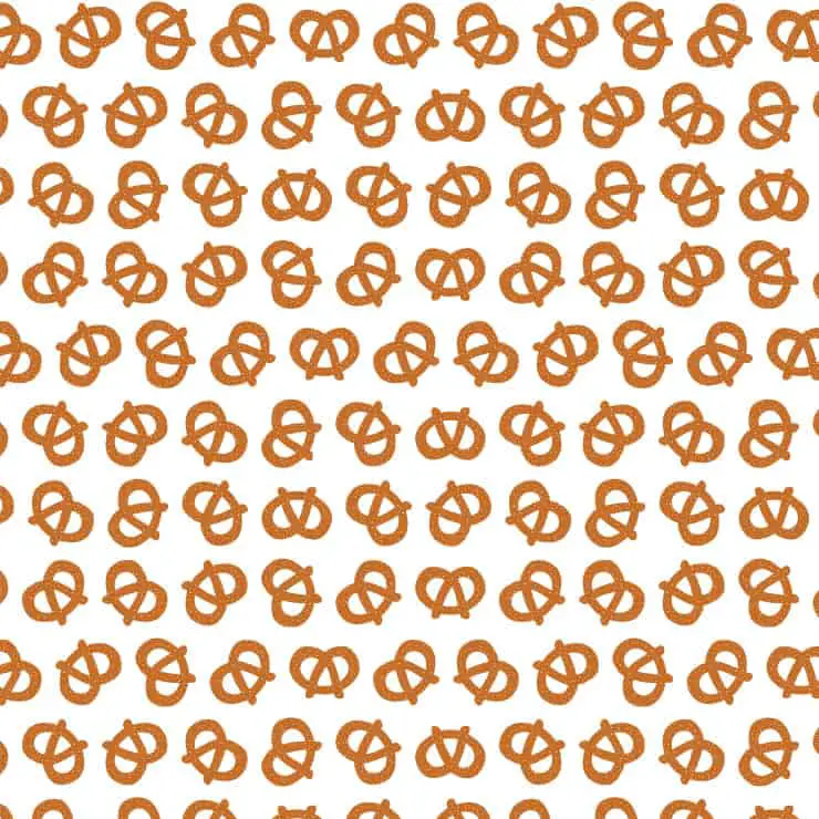 Pretzel patterned paper printable