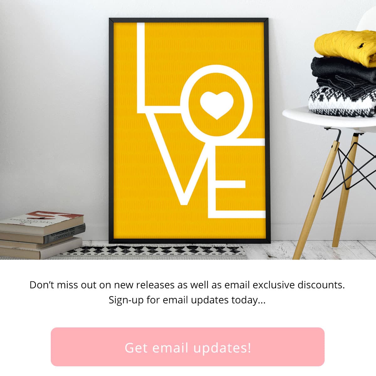 Don't miss out on new releases as well as email exclusive discounts. Sign-up for email updates today...