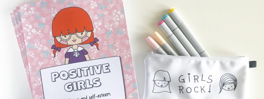 Positive Girls Coloring Book by Happy Print Press