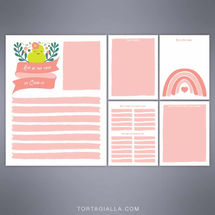 FREE DOWNLOAD - Covid-19 Time Capsule Printables by tortagialla.com