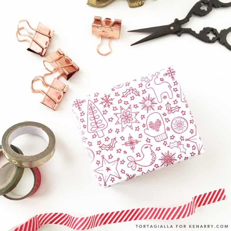 Printable Christmas Wrapping Paper