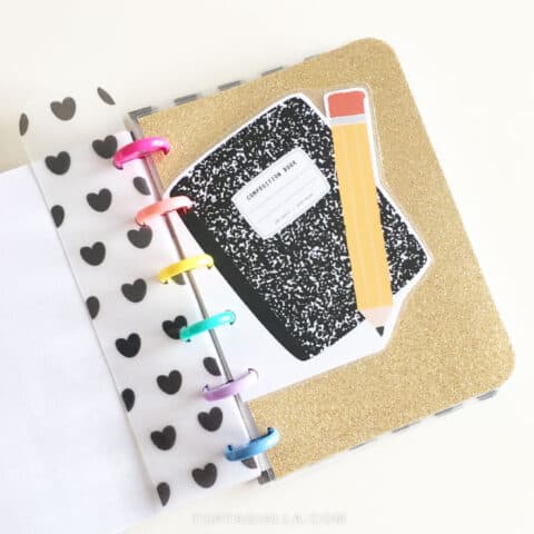 Composition Notebook Printable Checklist Planner Divider - tortagialla