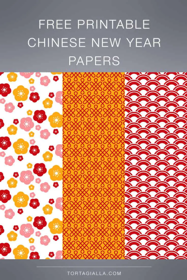 Download these free printable Chinese New Year Year pattern papers.