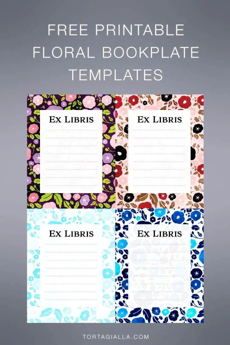 Free Printable Floral Bookplate Templates Tortagialla free-printable-floral-bookplate-templates-tortagialla