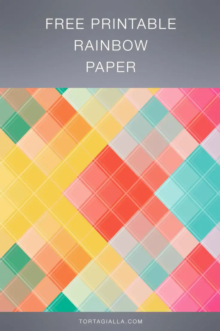 Download free printable rainbow paper on tortagialla.com 