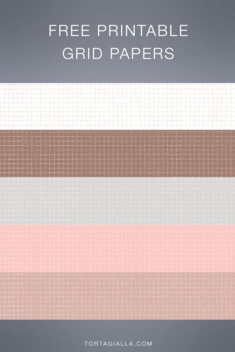 Free Printable Grid Paper - Aesthetic Colors - tortagialla