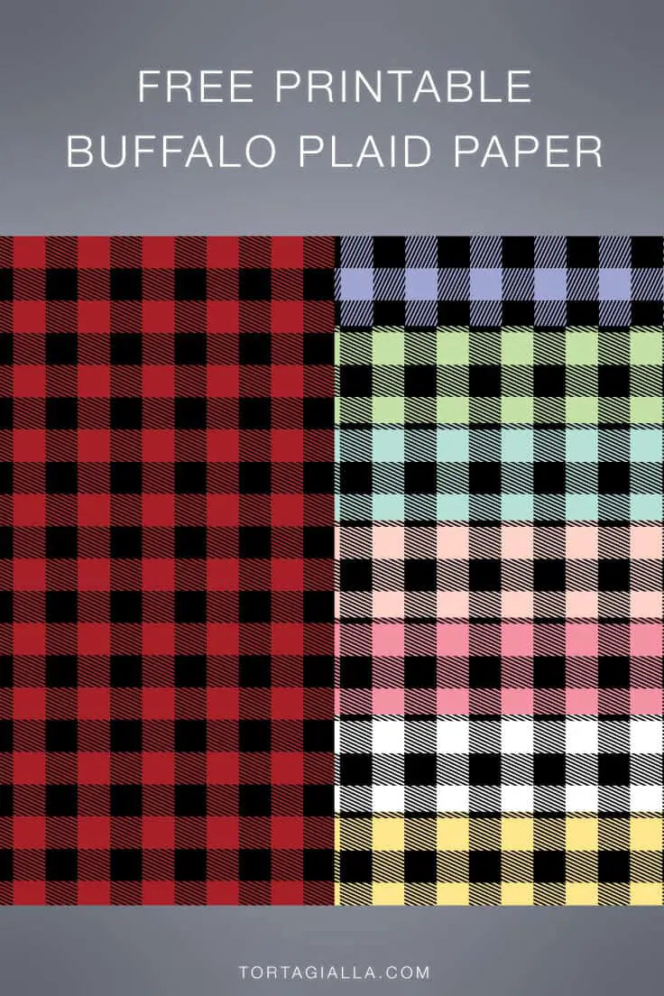 Check out this full set of Free Printable Buffalo Plaid Papers - perfect background papers for a variety of papercrafting projects.