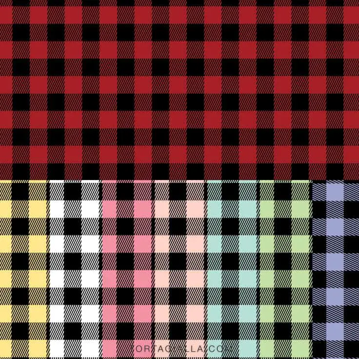 Download this whole set of buffalo plaid pattern papers on tortagialla.com