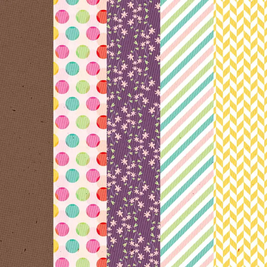 Preview of Tortagialla digital paper freebies after signing up for newsletter. 