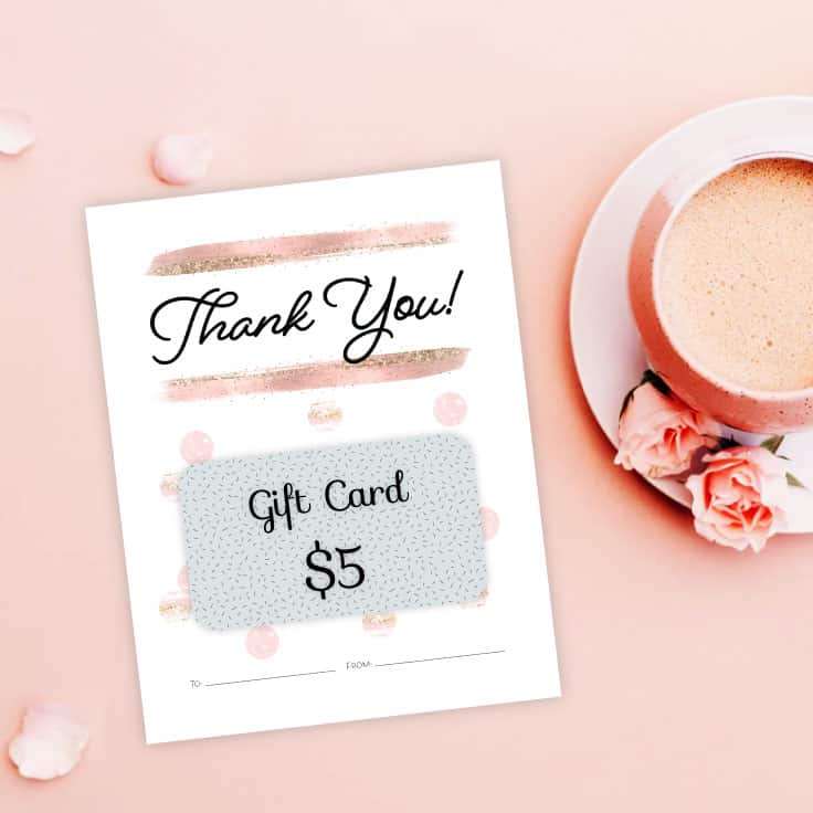 Free Printable Gift Card Holder