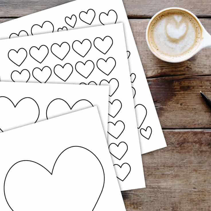 Heart Printable Pages Free Download