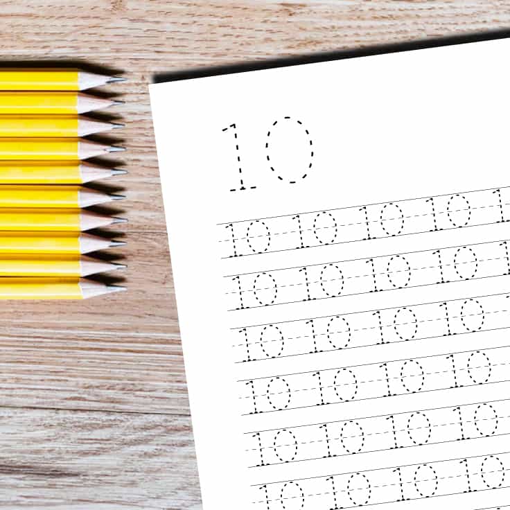 Free Printable Number Tracing Worksheets