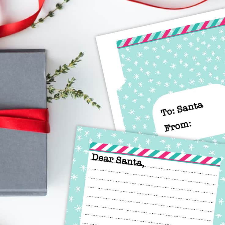 Printable Santa Letter Freebie