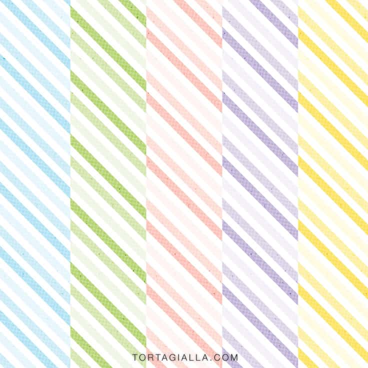 Download these free printable pastel stripe digital papers for collaging, journaling and other fun papercrafting projects.