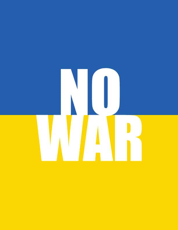 Preview of No War Ukraine Flag Poster