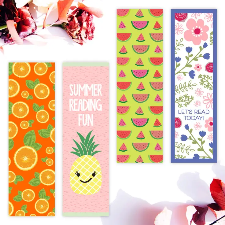 Printable Bookmarks for the Summer on Kenarry.com