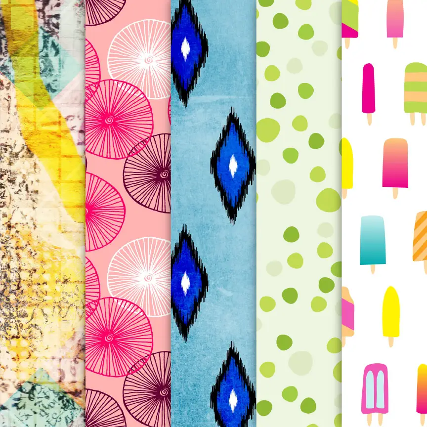 These free printable digital papers are great for junk journaling, scrapbooking, planner decor and all kinds of paper crafting projects. Download and print at home instantly!