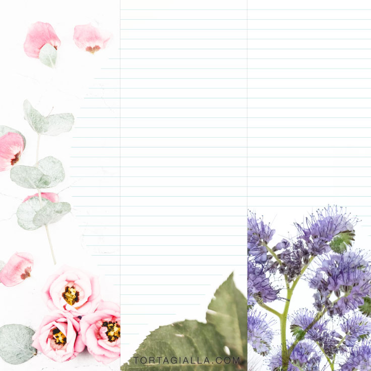 FREE DOWNLOAD: Floral Printable Journal Pages on tortagialla.com