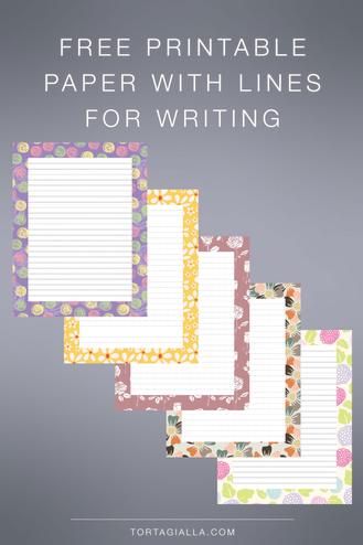 Free Printable Lined Stationary - FREE DOWNLOAD